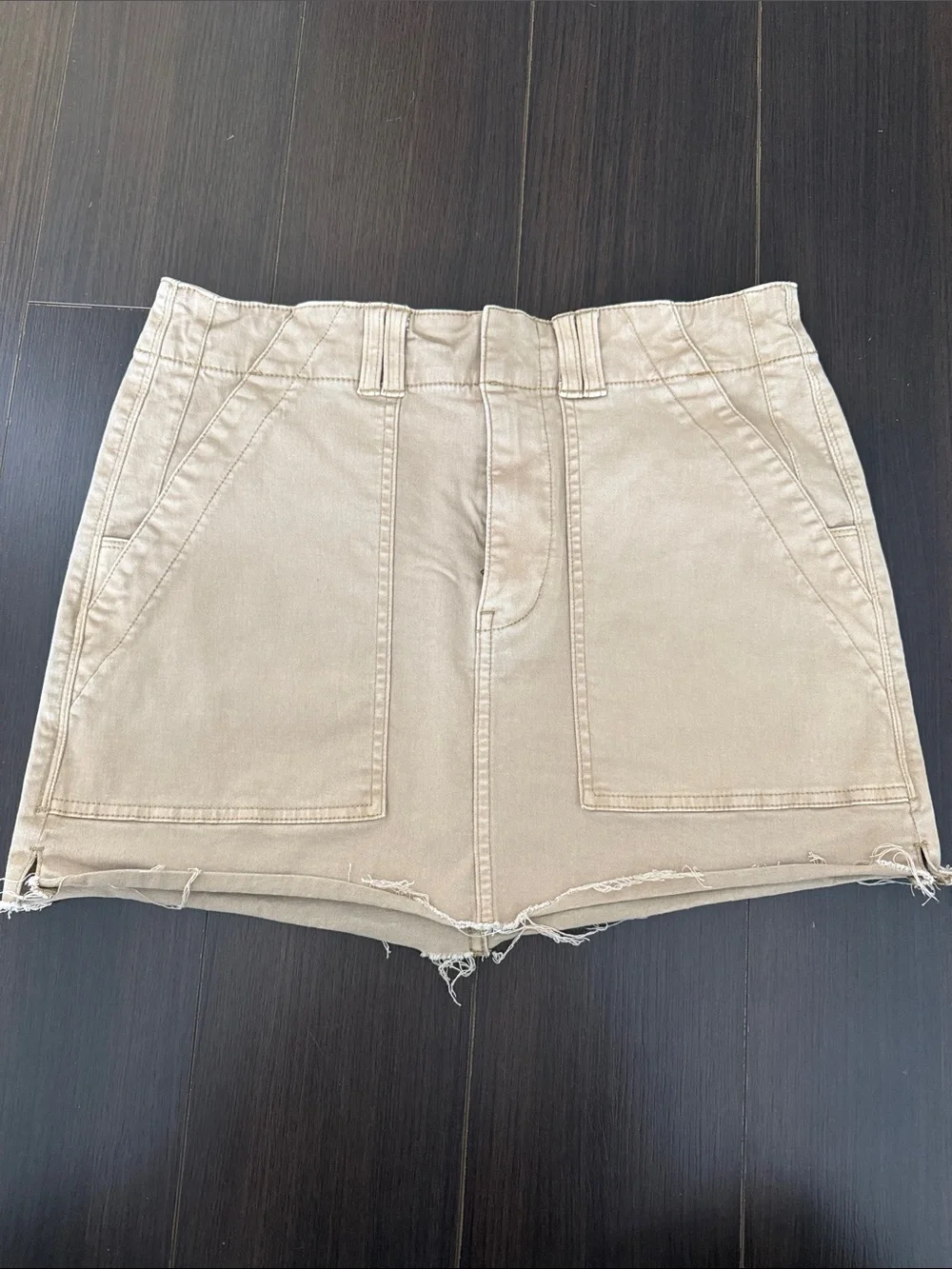 PISTOLA Penelope Beige Skirt, Neutral, 26